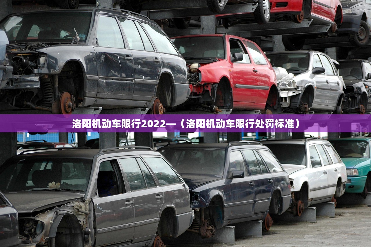洛阳机动车限行2022—（洛阳机动车限行处罚标准）