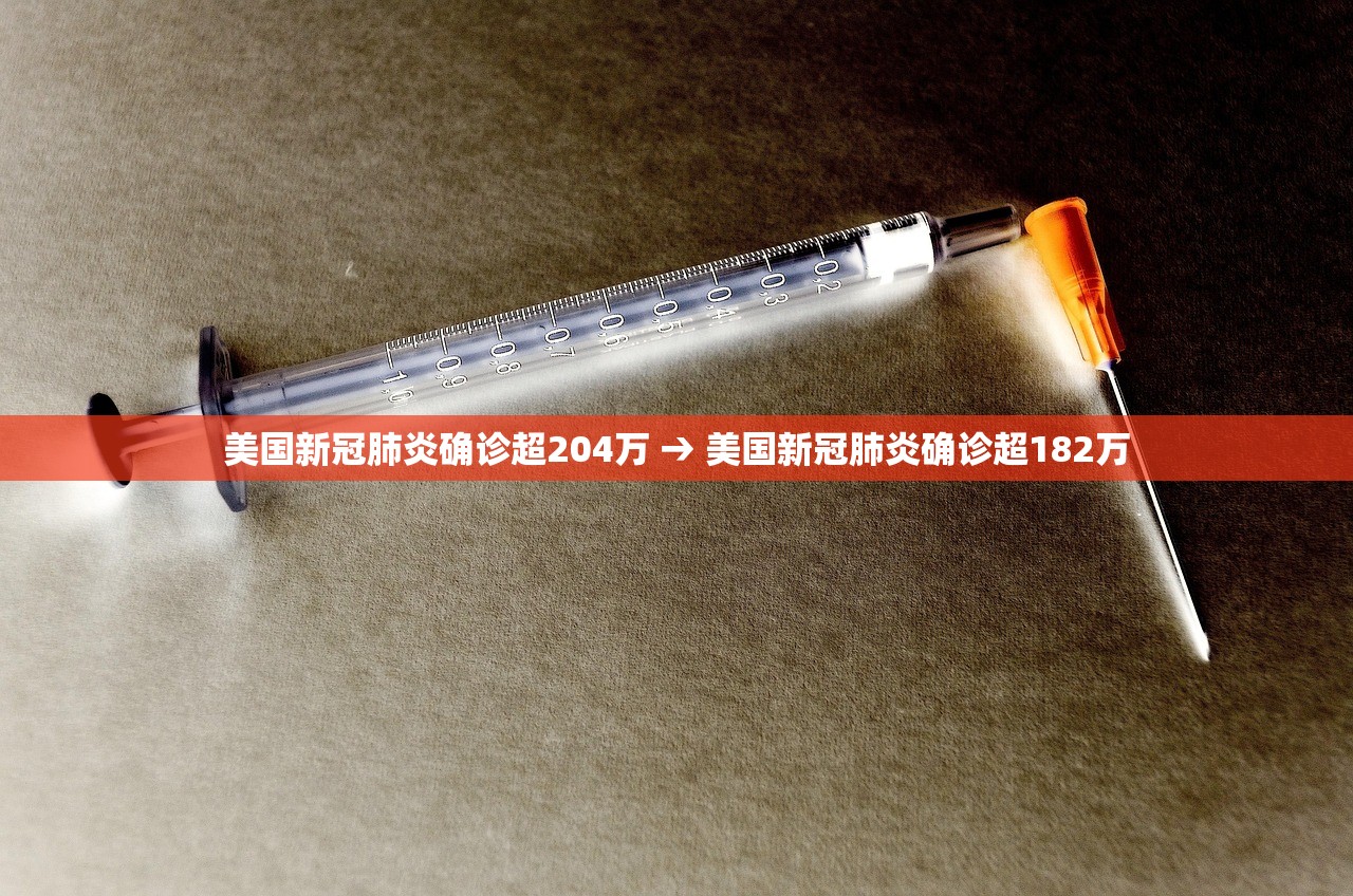 美国新冠肺炎确诊超204万 → 美国新冠肺炎确诊超182万