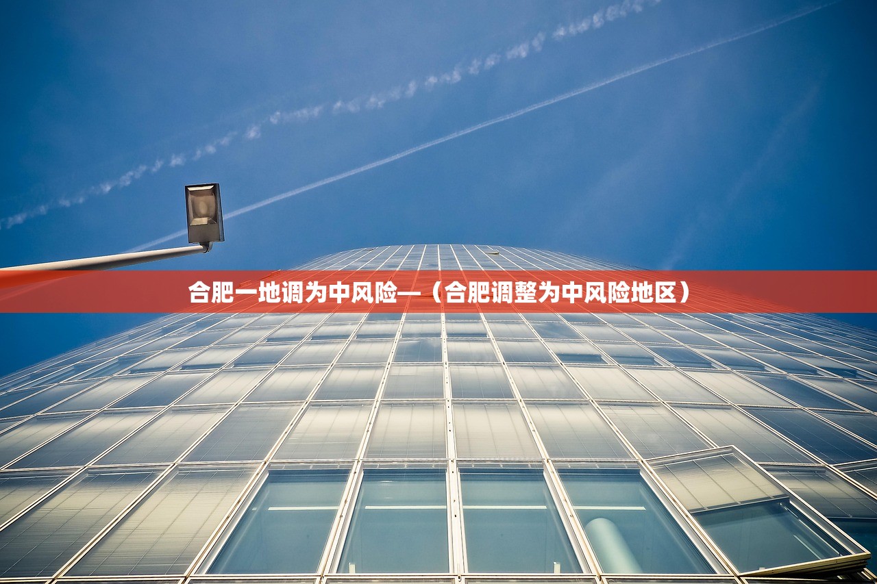 合肥一地调为中风险—（合肥调整为中风险地区）