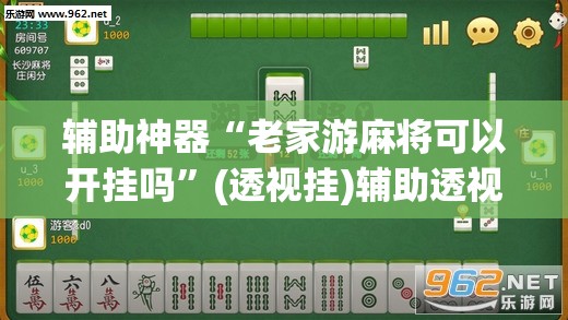 辅助神器“老家游麻将可以开挂吗”(透视挂)辅助透视教程