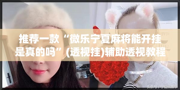 推荐一款“微乐宁夏麻将能开挂是真的吗”(透视挂)辅助透视教程