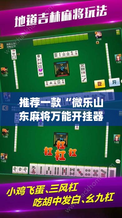 推荐一款“微乐山东麻将万能开挂器通用版	”(透视挂)辅助透视教程