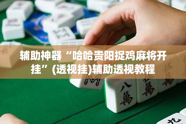 辅助神器“哈哈贵阳捉鸡麻将开挂”(透视挂)辅助透视教程
