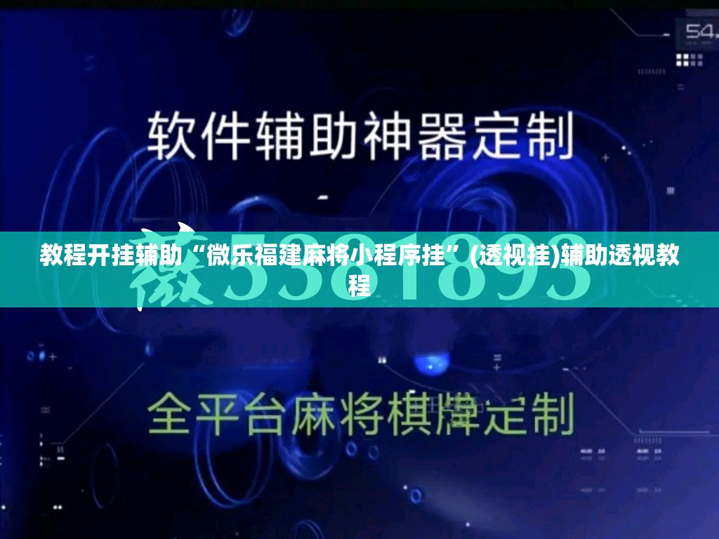 教程开挂辅助“微乐福建麻将小程序挂	”(透视挂)辅助透视教程