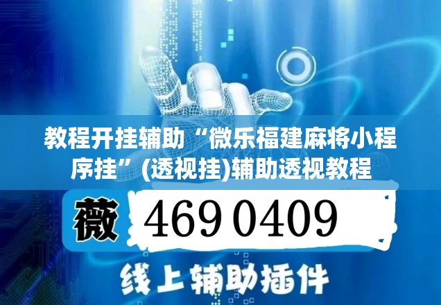 教程开挂辅助“微乐福建麻将小程序挂”(透视挂)辅助透视教程
