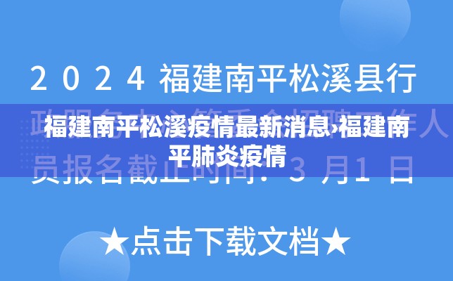 福建南平松溪疫情最新消息›福建南平肺炎疫情