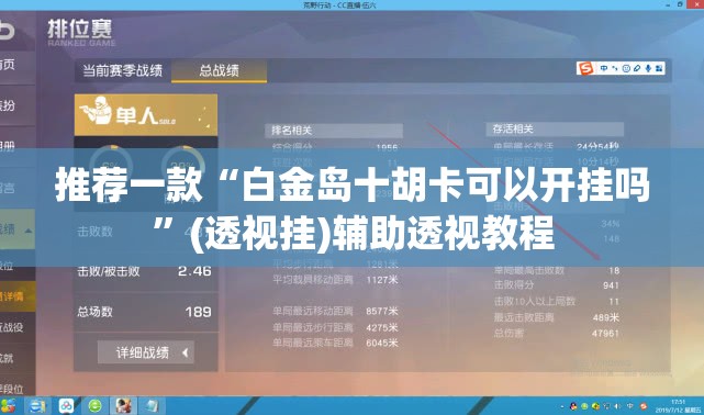 推荐一款“白金岛十胡卡可以开挂吗”(透视挂)辅助透视教程