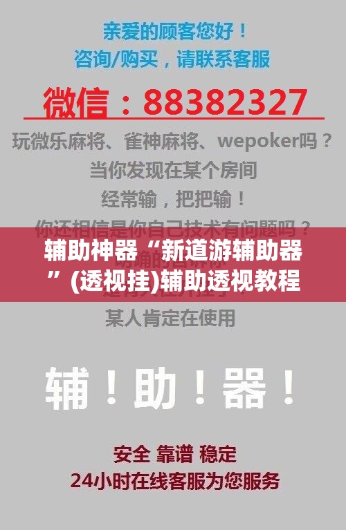 辅助神器“新道游辅助器”(透视挂)辅助透视教程