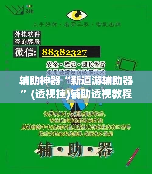 辅助神器“新道游辅助器	”(透视挂)辅助透视教程