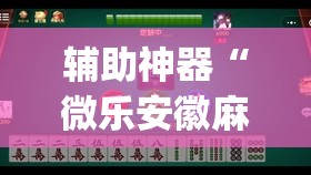 辅助神器“微乐安徽麻将万能开挂器	”(透视挂)辅助透视教程