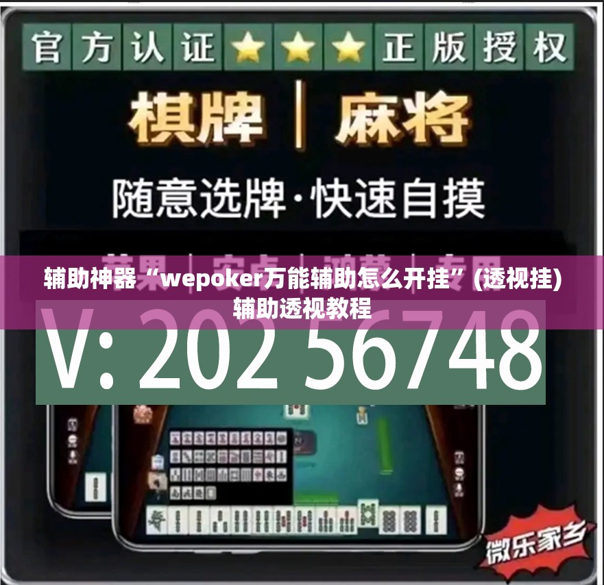 辅助神器“wepoker万能辅助怎么开挂”(透视挂)辅助透视教程
