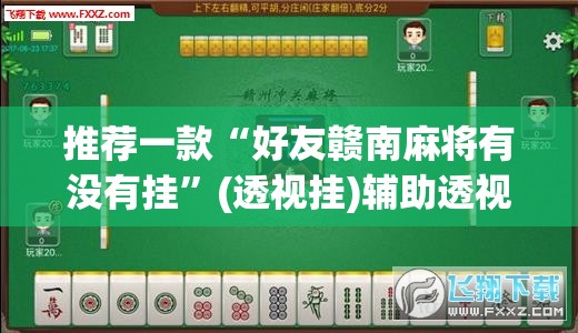 推荐一款“好友赣南麻将有没有挂”(透视挂)辅助透视教程