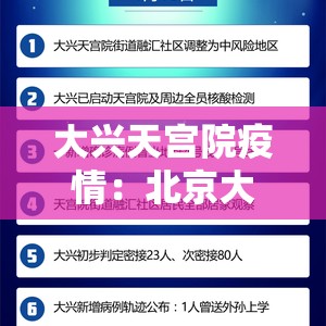 大兴天宫院疫情：北京大兴天宫院疫情