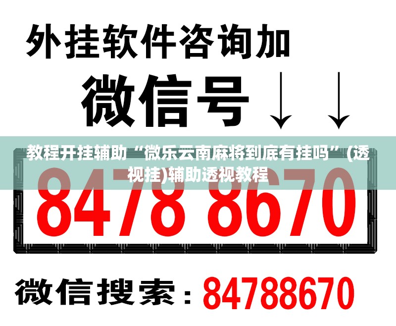 教程开挂辅助“微乐云南麻将到底有挂吗	”(透视挂)辅助透视教程