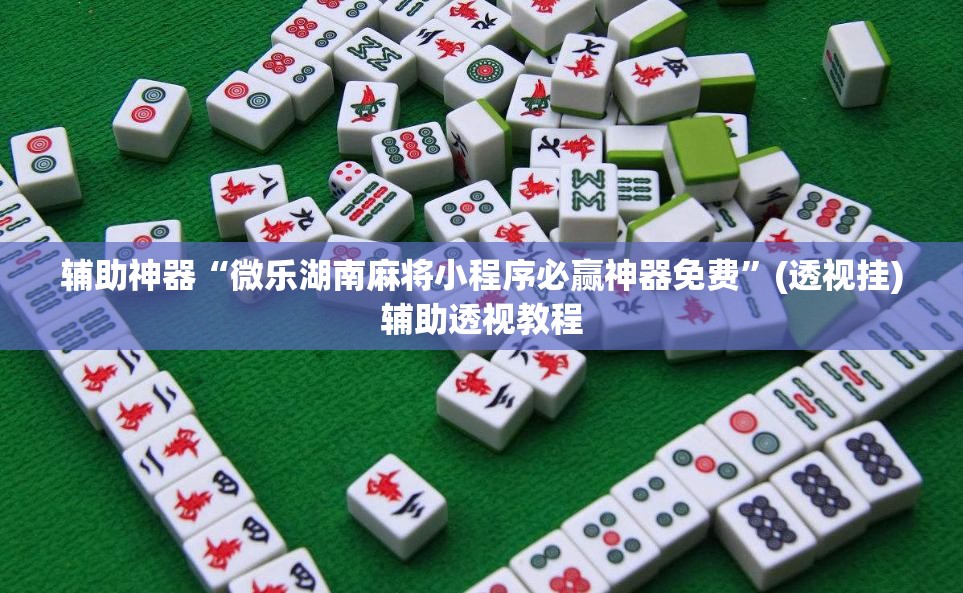 辅助神器“微乐湖南麻将小程序必赢神器免费”(透视挂)辅助透视教程