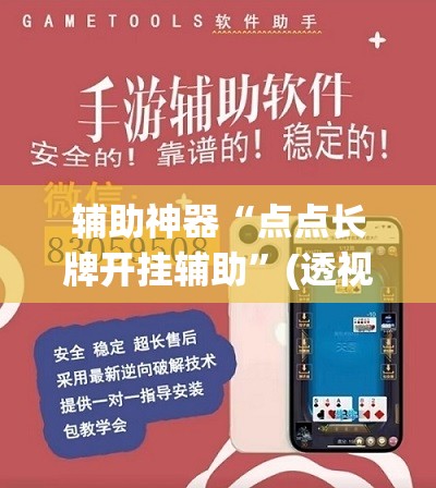 辅助神器“点点长牌开挂辅助”(透视挂)辅助透视教程
