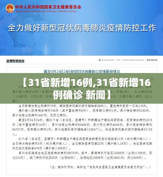 【31省新增16例,31省新增16例确诊 新闻】