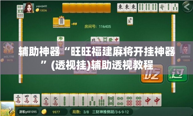辅助神器“旺旺福建麻将开挂神器	”(透视挂)辅助透视教程