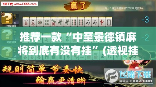 推荐一款“中至景德镇麻将到底有没有挂	”(透视挂)辅助透视教程