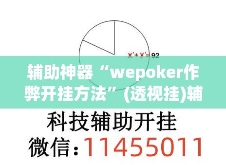 辅助神器“wepoker作弊开挂方法”(透视挂)辅助透视教程