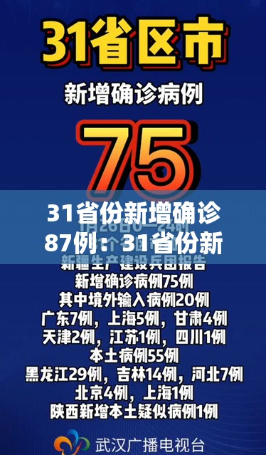 31省份新增确诊87例：31省份新增确诊82例