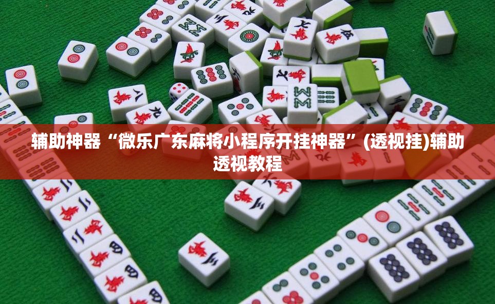 辅助神器“微乐广东麻将小程序开挂神器”(透视挂)辅助透视教程