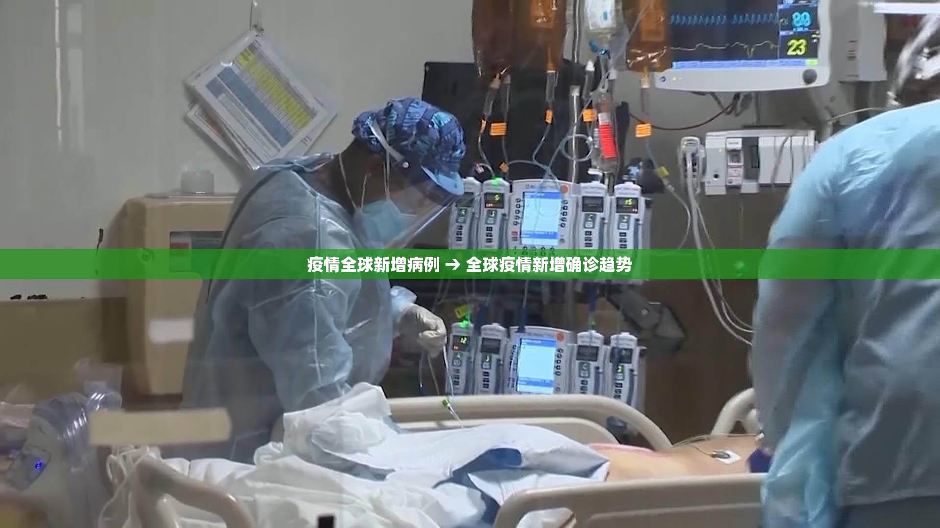 疫情全球新增病例 → 全球疫情新增确诊趋势