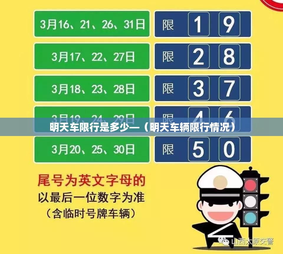 明天车限行是多少—（明天车辆限行情况）