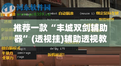 推荐一款“丰城双剑辅助器	”(透视挂)辅助透视教程