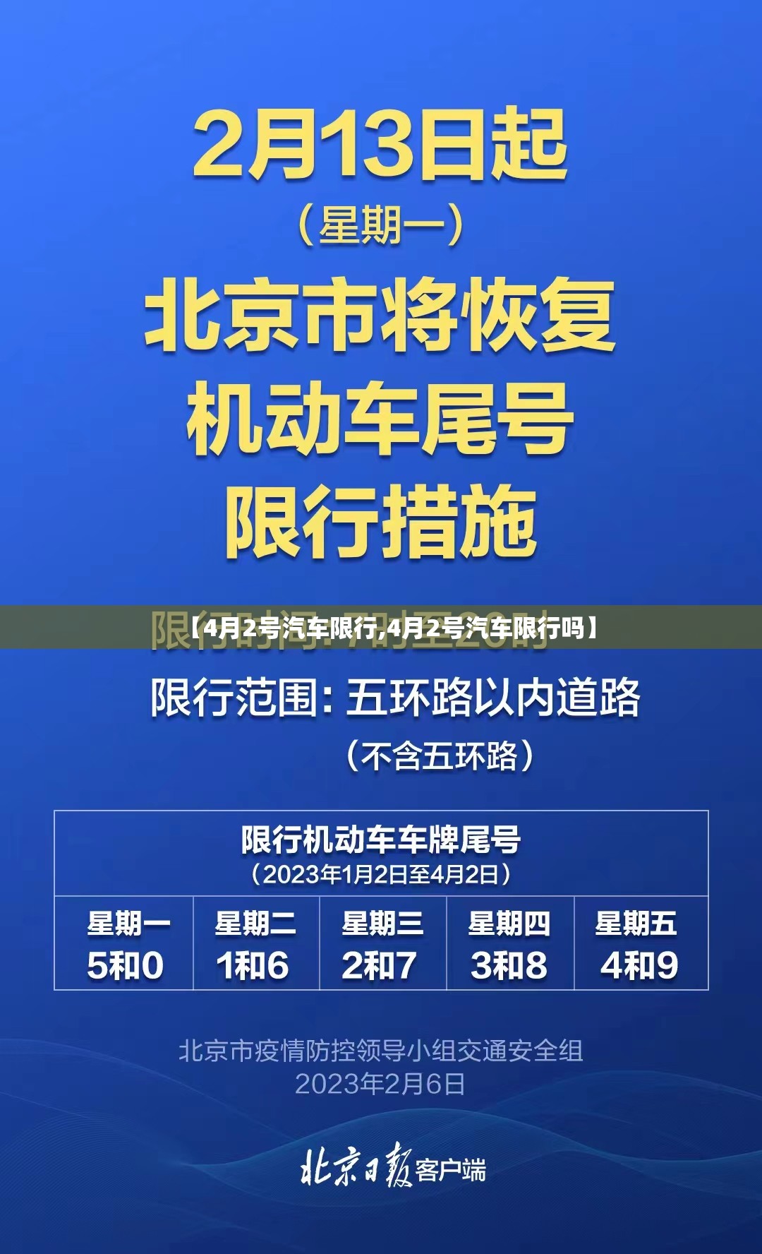 【4月2号汽车限行,4月2号汽车限行吗】 【4月2号汽车限行,4月2号汽车限行吗】