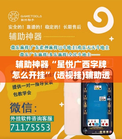 辅助神器“星悦广西字牌怎么开挂”(透视挂)辅助透视教程
