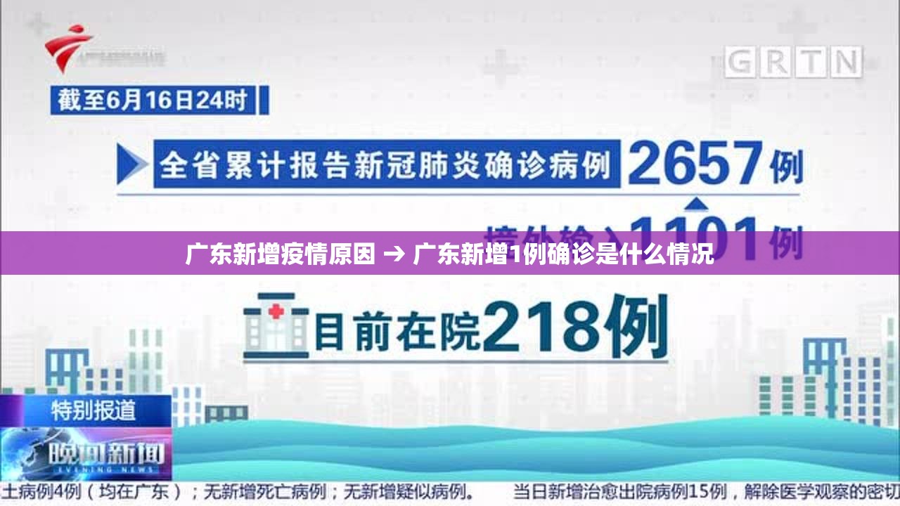 广东新增疫情原因 → 广东新增1例确诊是什么情况