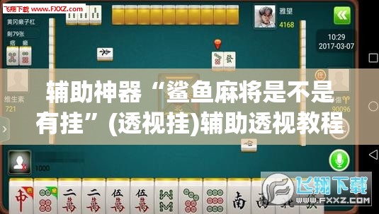 教程开挂辅助“微乐麻将跑得快万能开挂器”(透视挂)辅助透视教程