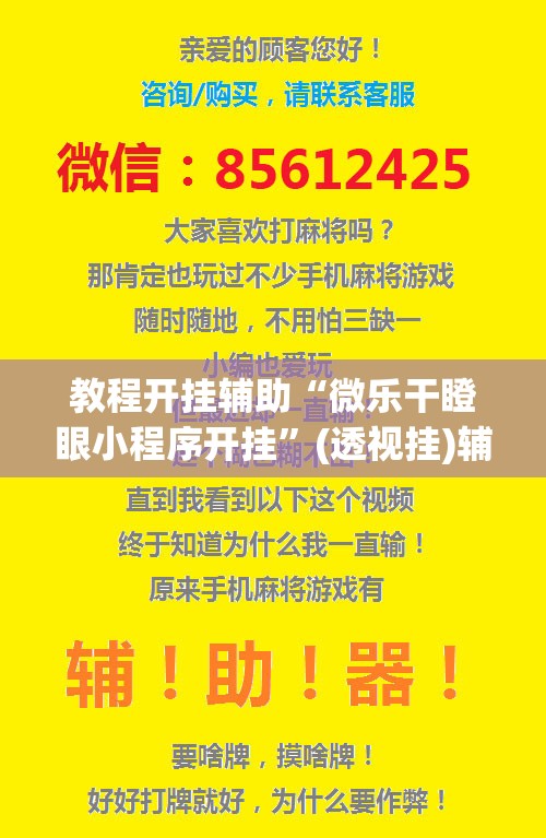 推荐一款“微乐甘肃麻将开挂教程”(透视挂)辅助透视教程