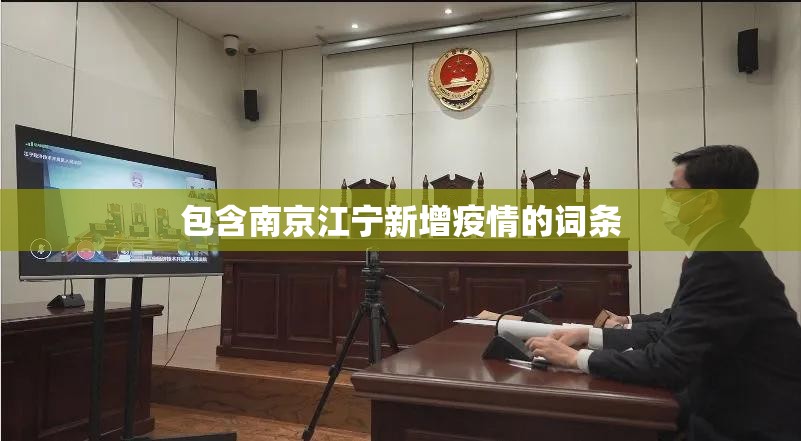 包含南京江宁新增疫情的词条