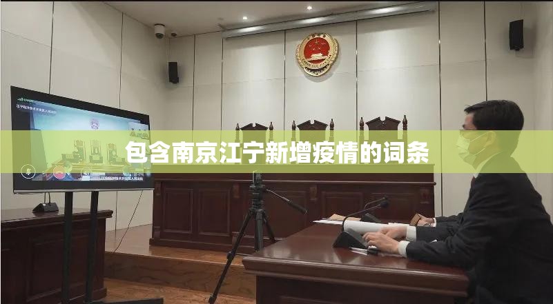 包含南京江宁新增疫情的词条