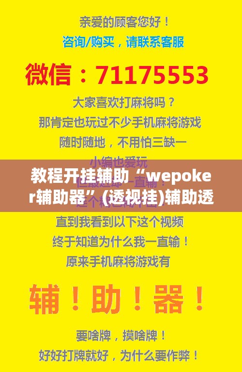 教程开挂辅助“微乐海南麻将开挂应用”(透视挂)辅助透视教程