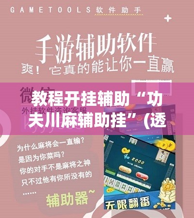 教程开挂辅助“功夫川麻辅助挂”(透视挂)辅助透视教程