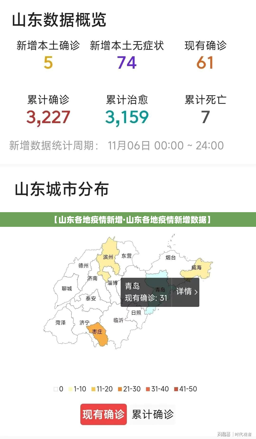 【山东各地疫情新增·山东各地疫情新增数据】