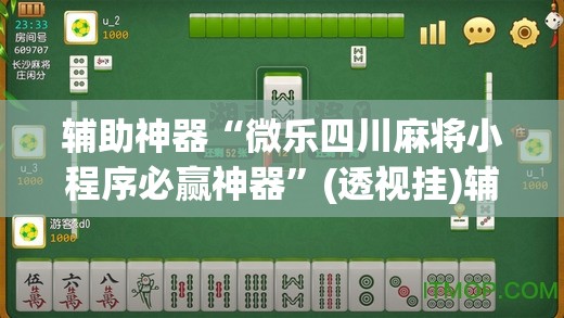 辅助神器“微乐四川麻将小程序必赢神器”(透视挂)辅助透视教程