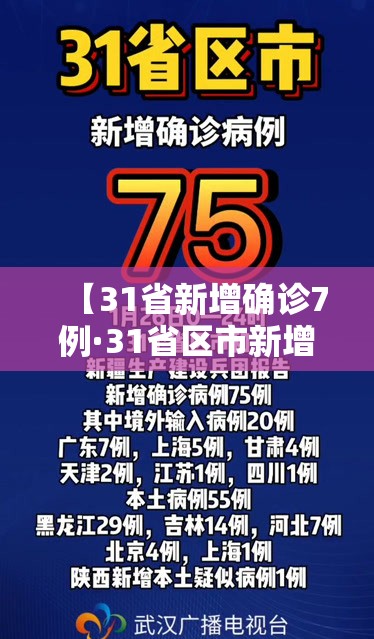 【31省新增确诊7例·31省区市新增7例确诊病例】