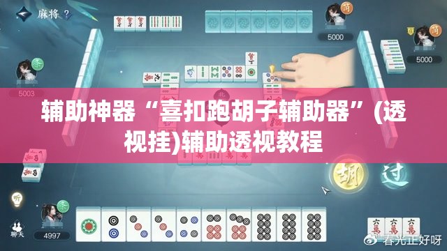 辅助神器“喜扣跑胡子辅助器	”(透视挂)辅助透视教程