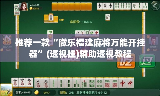 推荐一款“微乐福建麻将万能开挂器	”(透视挂)辅助透视教程