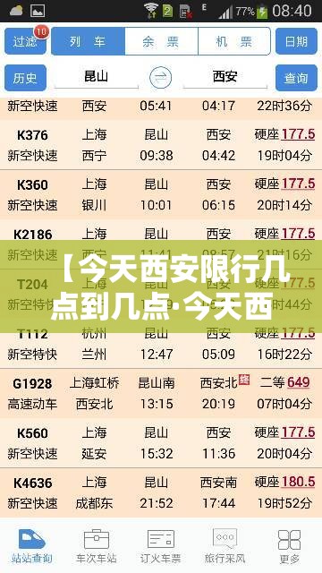 【今天西安限行几点到几点·今天西安限行吗】
