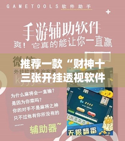 推荐一款“财神十三张开挂透视软件”(透视挂)辅助透视教程