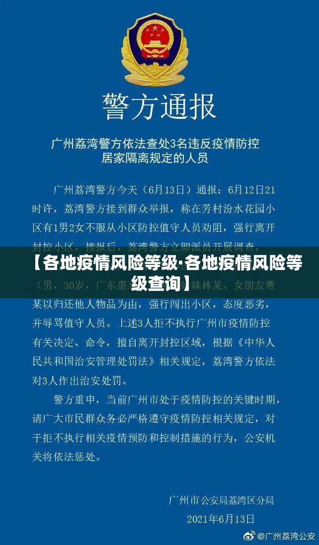 【各地疫情风险等级·各地疫情风险等级查询】