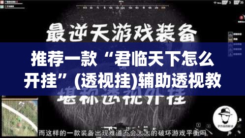 推荐一款“君临天下怎么开挂”(透视挂)辅助透视教程