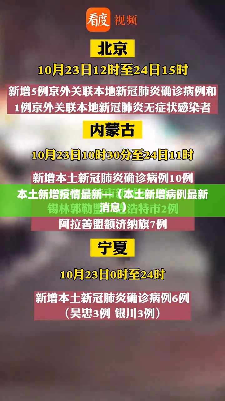 本土新增疫情最新—(本土新增病例最新消息) 本土新增疫情最新—(本土新增病例最新消息)