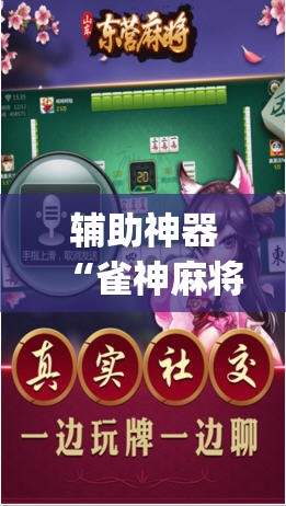 辅助神器“雀神麻将开挂神器通用版”(透视挂)辅助透视教程
