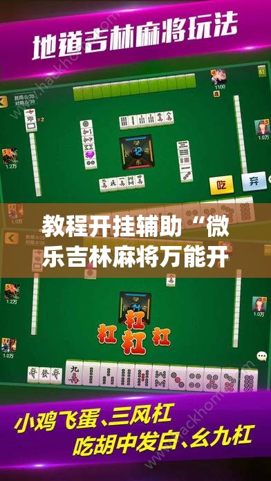 教程开挂辅助“微乐吉林麻将万能开挂器免费”(透视挂)辅助透视教程